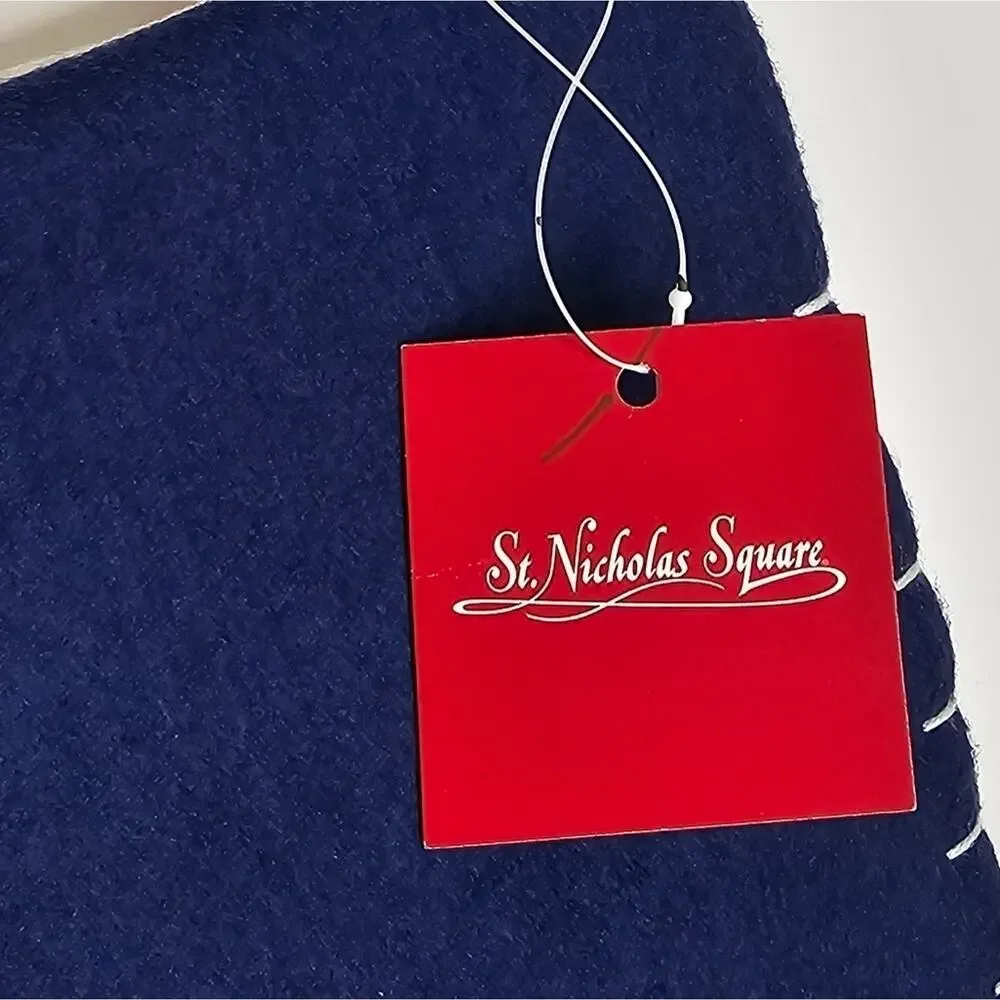 St. Nicholas Square Red, White, and Blue Patriot Stocking NEW